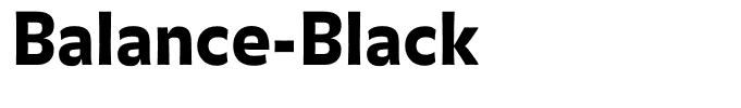 Balance-Black