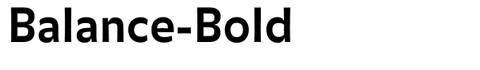 Balance-Bold