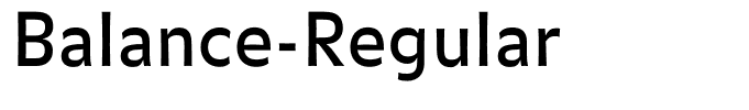 Balance-Regular