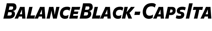 BalanceBlack-CapsItalic
