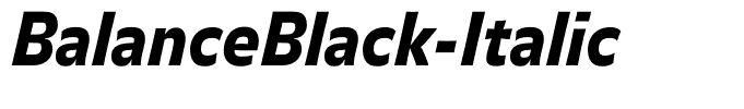 BalanceBlack-Italic