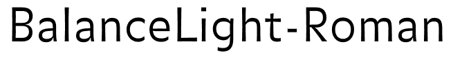 BalanceLight-Roman