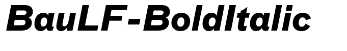 BauLF-BoldItalic