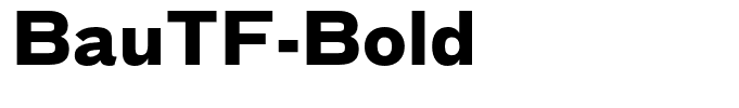 BauTF-Bold