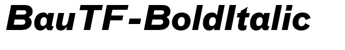 BauTF-BoldItalic