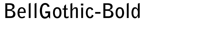BellGothic-Bold