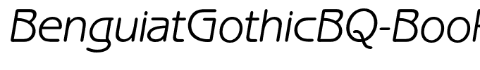 BenguiatGothicBQ-BookItalic