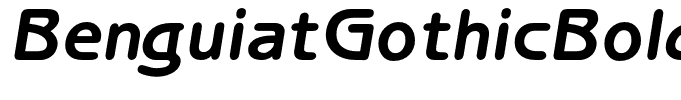 BenguiatGothicBoldItalic