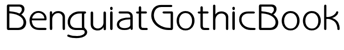 BenguiatGothicBook