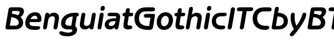 BenguiatGothicITCbyBT-BoldItal