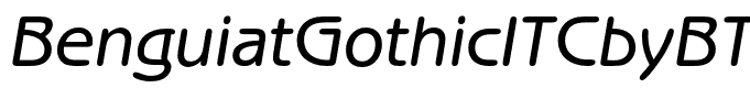 BenguiatGothicITCbyBT-MedItal