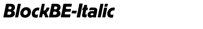 BlockBE-Italic