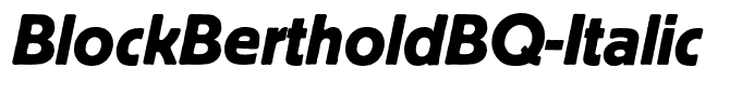 BlockBertholdBQ-Italic