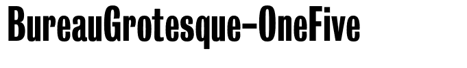 BureauGrotesque-OneFive