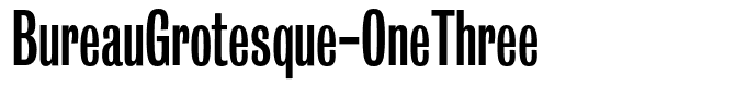 BureauGrotesque-OneThree