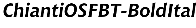 ChiantiOSFBT-BoldItalic