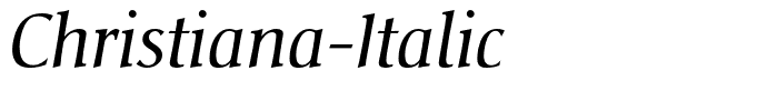 Christiana-Italic