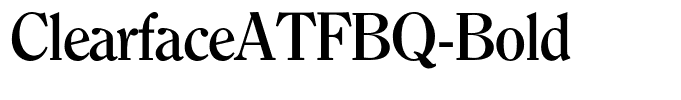 ClearfaceATFBQ-Bold