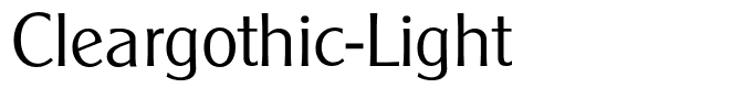 Cleargothic-Light