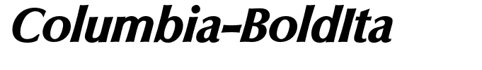 Columbia-BoldIta