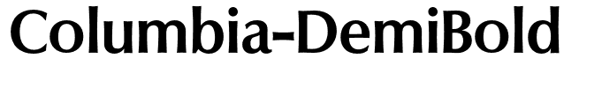 Columbia-DemiBold
