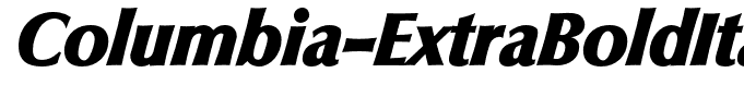 Columbia-ExtraBoldIta