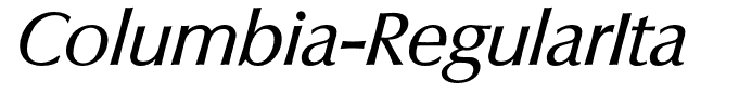 Columbia-RegularIta