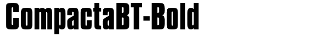 CompactaBT-Bold