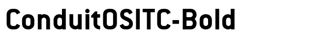 ConduitOSITC-Bold
