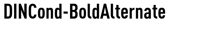DINCond-BoldAlternate