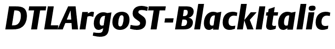 DTLArgoST-BlackItalic