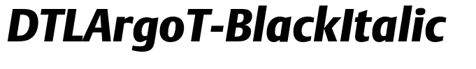 DTLArgoT-BlackItalic