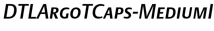 DTLArgoTCaps-MediumItalic