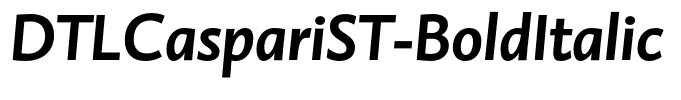 DTLCaspariST-BoldItalic