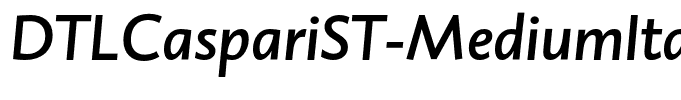 DTLCaspariST-MediumItalic