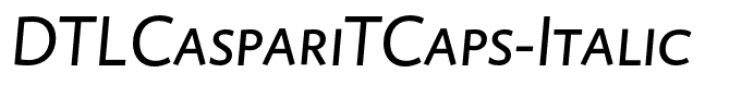 DTLCaspariTCaps-Italic