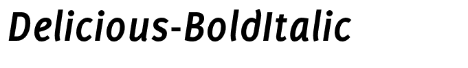 Delicious-BoldItalic