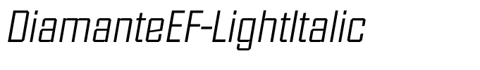 DiamanteEF-LightItalic