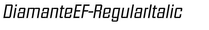 DiamanteEF-RegularItalic