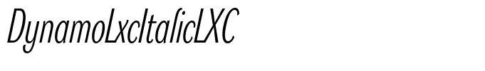 DynamoLxcItalicLXC