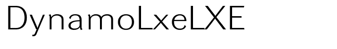 DynamoLxeLXE