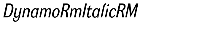 DynamoRmItalicRM