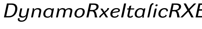 DynamoRxeItalicRXE