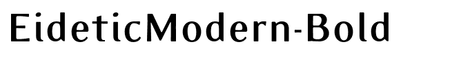 EideticModern-Bold