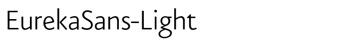 EurekaSans-Light