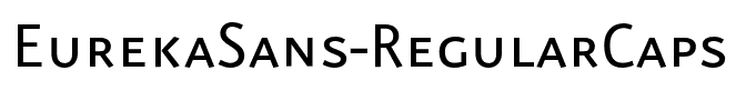 EurekaSans-RegularCaps