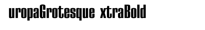 EuropaGrotesqueExtraBold