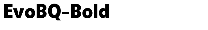 EvoBQ-Bold