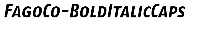 FagoCo-BoldItalicCaps