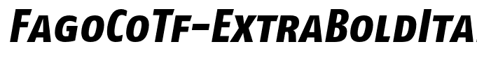 FagoCoTf-ExtraBoldItalicCaps